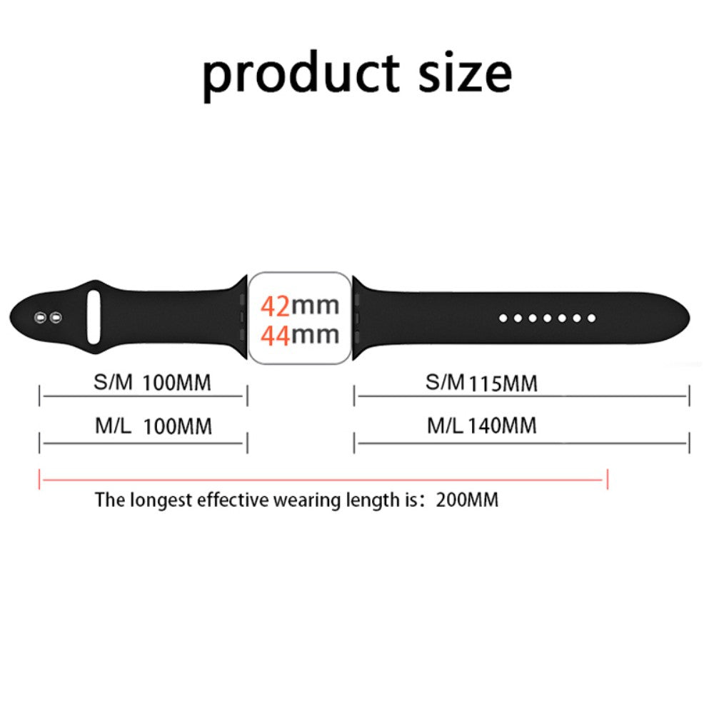 Helt vildt fantastisk Universal Apple Silikone Urrem - Hvid#serie_2