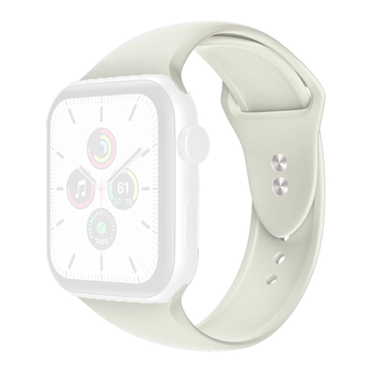 Elegant Universal Apple Silikone Rem - Hvid#serie_4