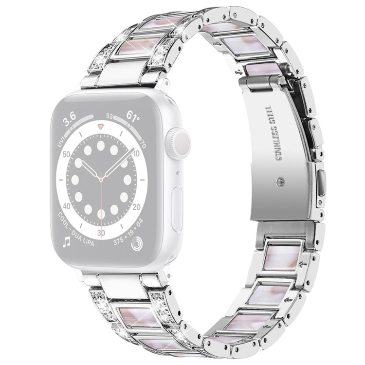 Helt vildt godt Universal Apple Metal og  Rhinsten Urrem - Pink#serie_4