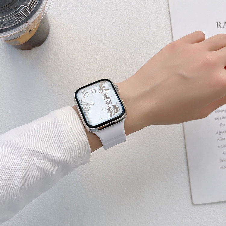 Vildt holdbart Universal Apple Silikone Urrem - Hvid#serie_1