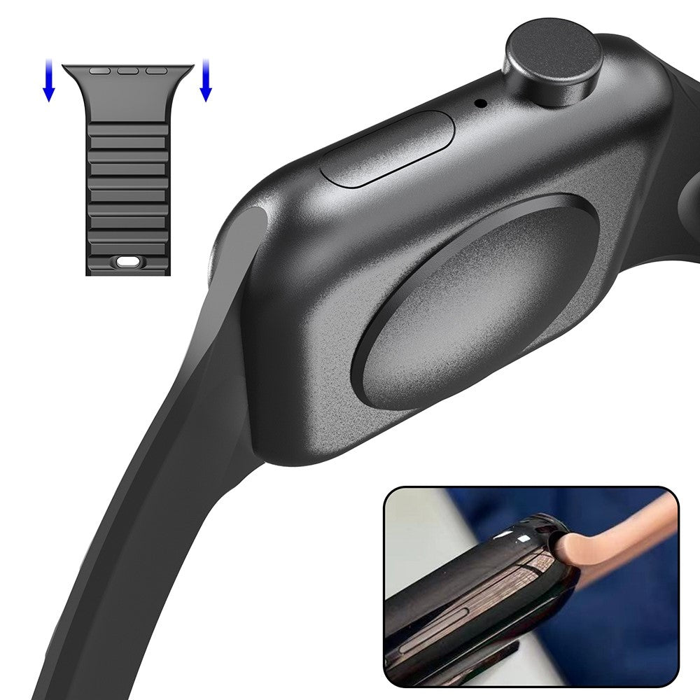 Vildt holdbart Universal Apple Silikone Urrem - Hvid#serie_1