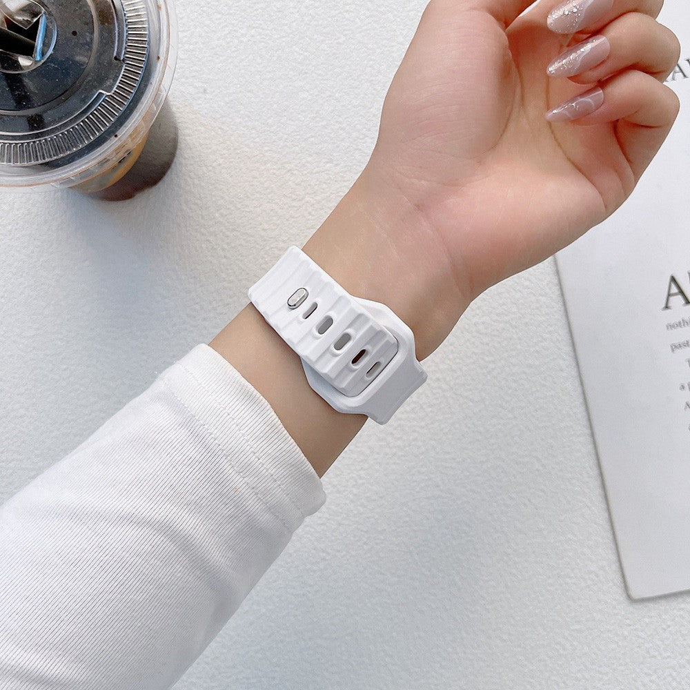 Vildt holdbart Universal Apple Silikone Urrem - Grøn#serie_3