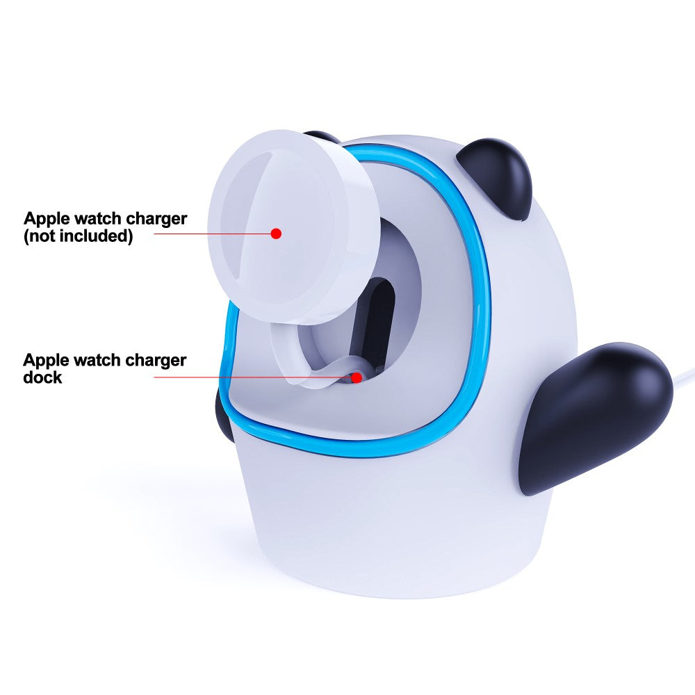 Universal Apple Smartwatch Silikone Holder - Sølv#serie_5
