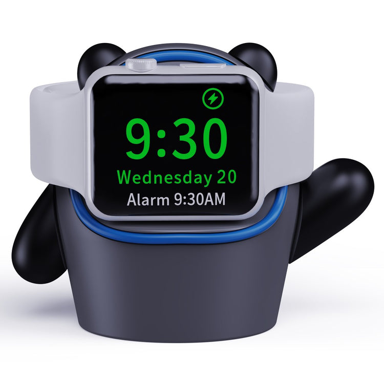 Universal Apple Smartwatch Silikone Holder - Sølv#serie_5