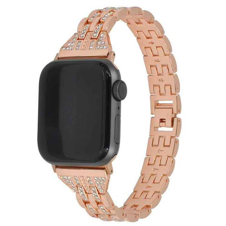Helt vildt pænt Universal Apple Metal og Rhinsten Rem - Pink#serie_4
