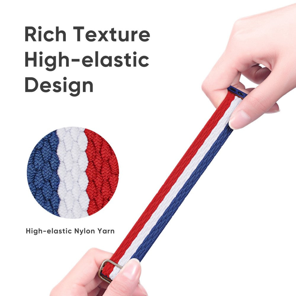 Slidstærk Universal Apple Stof Urrem - Flerfarvet#serie_2