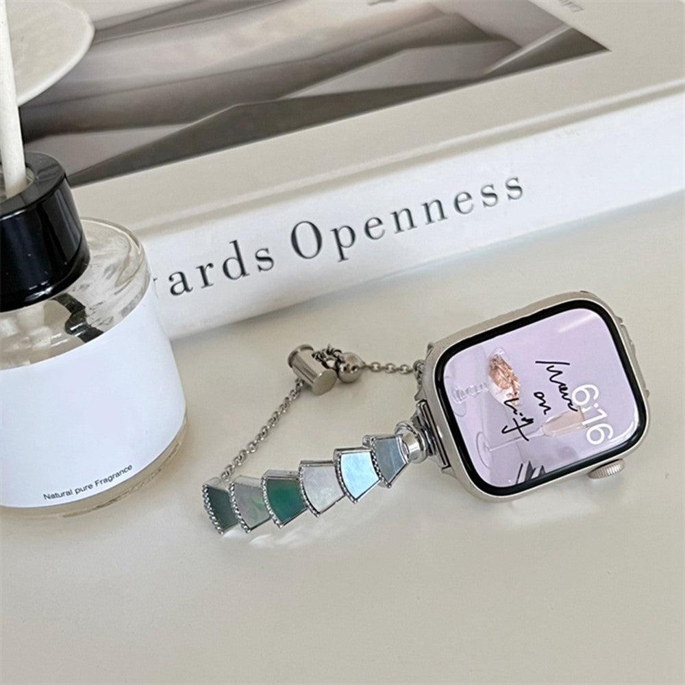 Meget fantastisk Universal Apple Metal og  Rhinsten Urrem - Sølv#serie_11