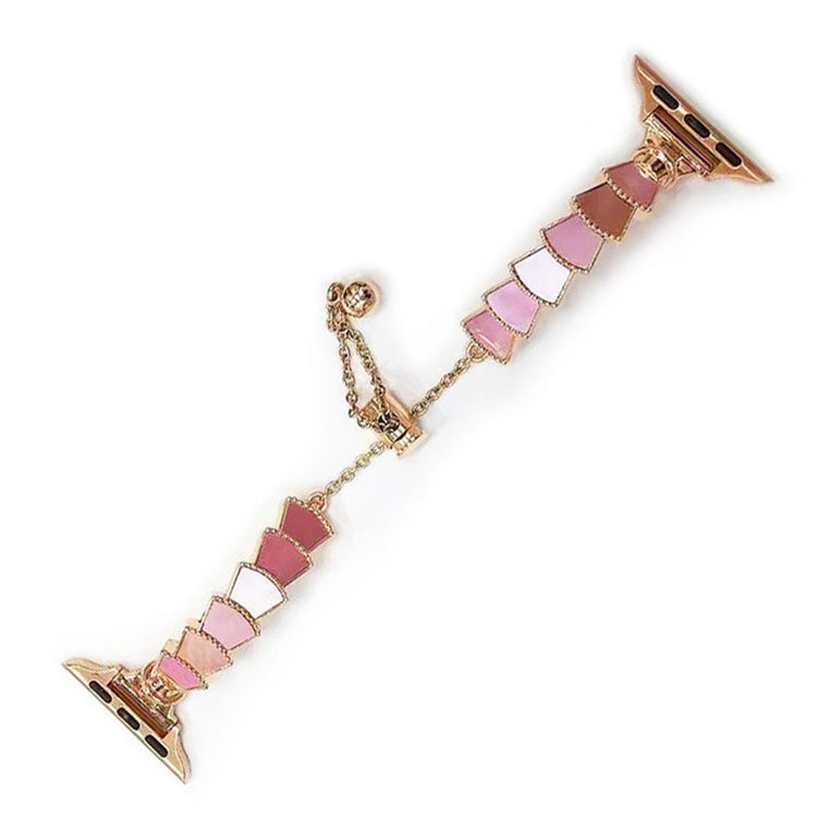 Meget kønt Universal Apple Metal og Rhinsten Rem - Pink#serie_7