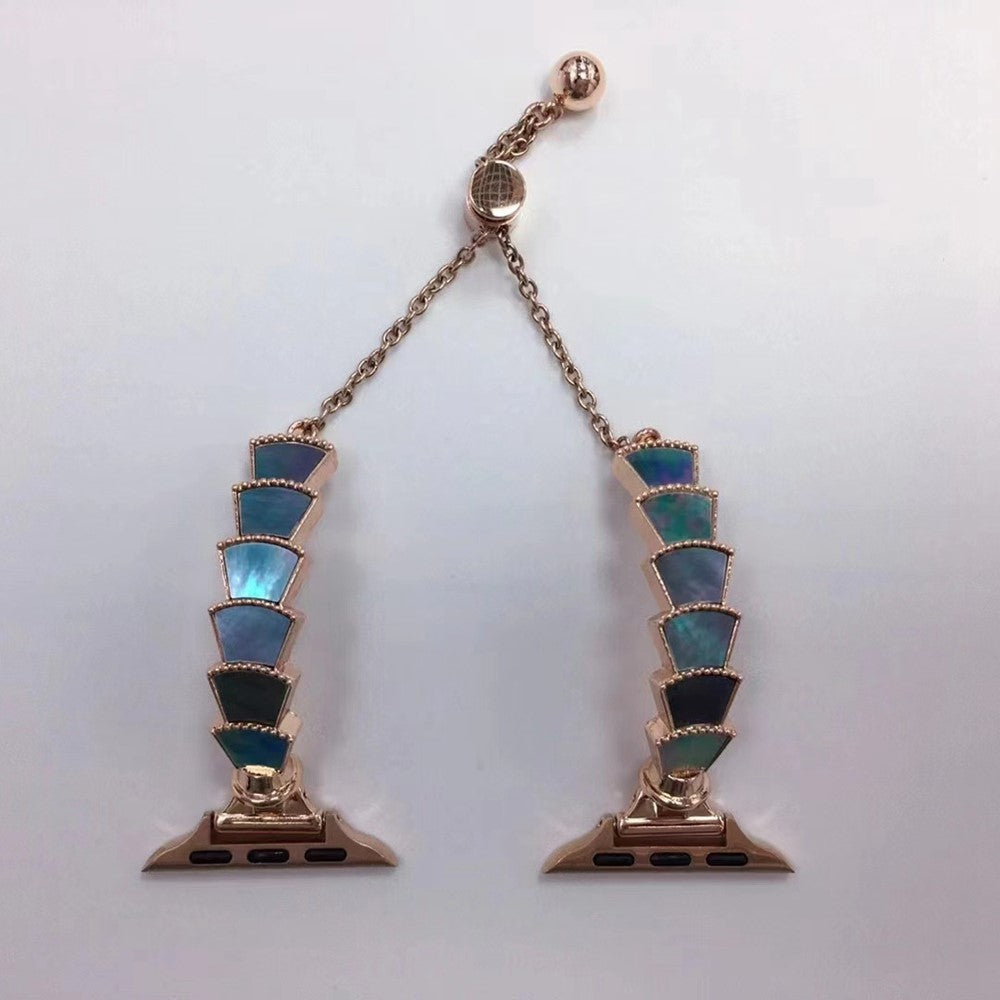 Meget fantastisk Universal Apple Metal og  Rhinsten Urrem - Pink#serie_8