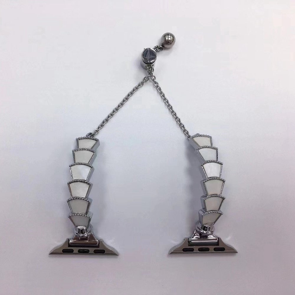 Meget fantastisk Universal Apple Metal og  Rhinsten Urrem - Sølv#serie_9