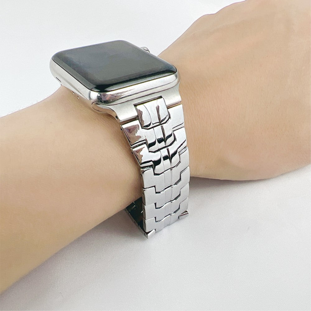 Mega fed Universal Apple Metal Urrem - Sølv#serie_2