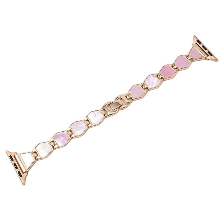 Sejt Universal Apple Metal og Rhinsten Rem - Pink#serie_2