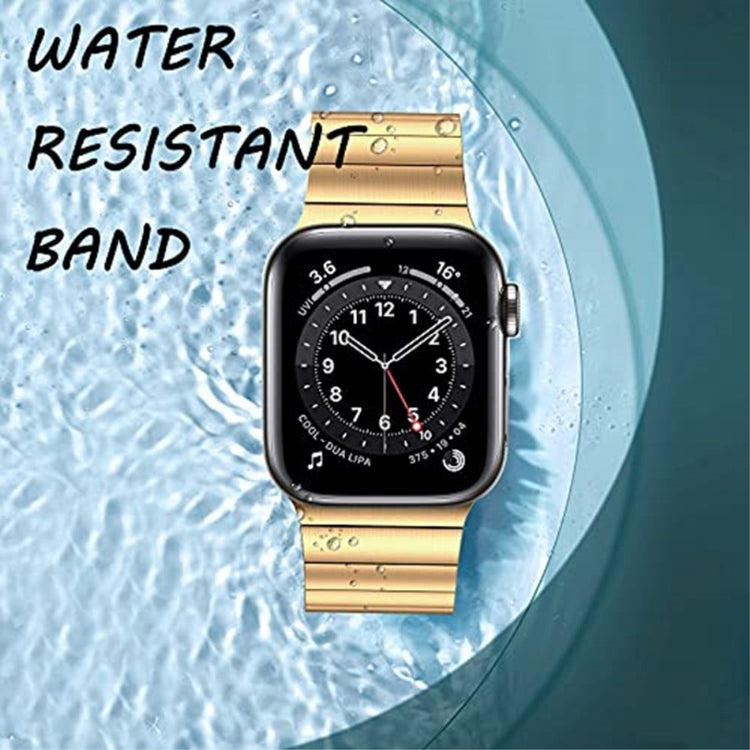 Rigtigt fed Universal Apple Metal Urrem - Guld#serie_2