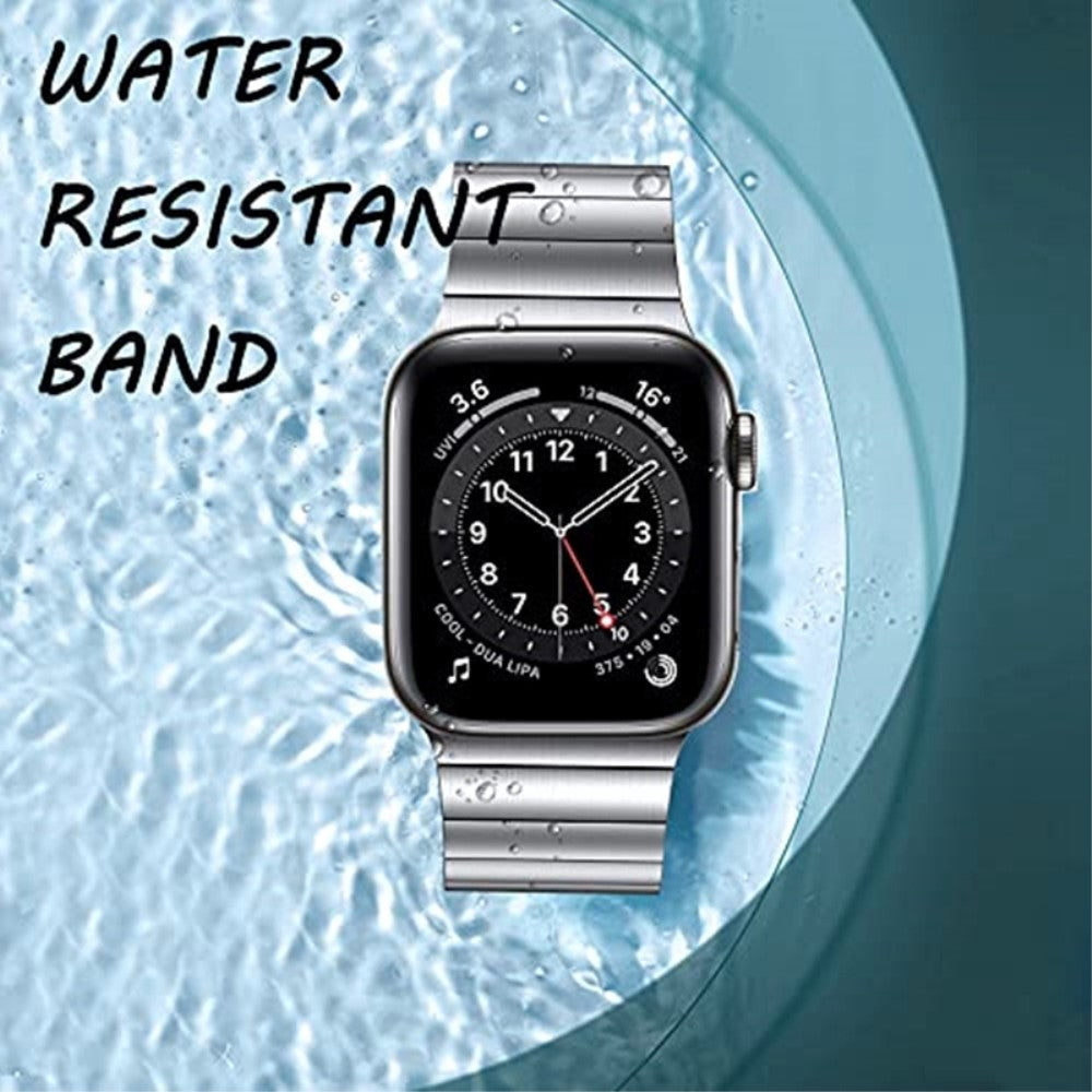 Rigtigt fed Universal Apple Metal Urrem - Sølv#serie_3