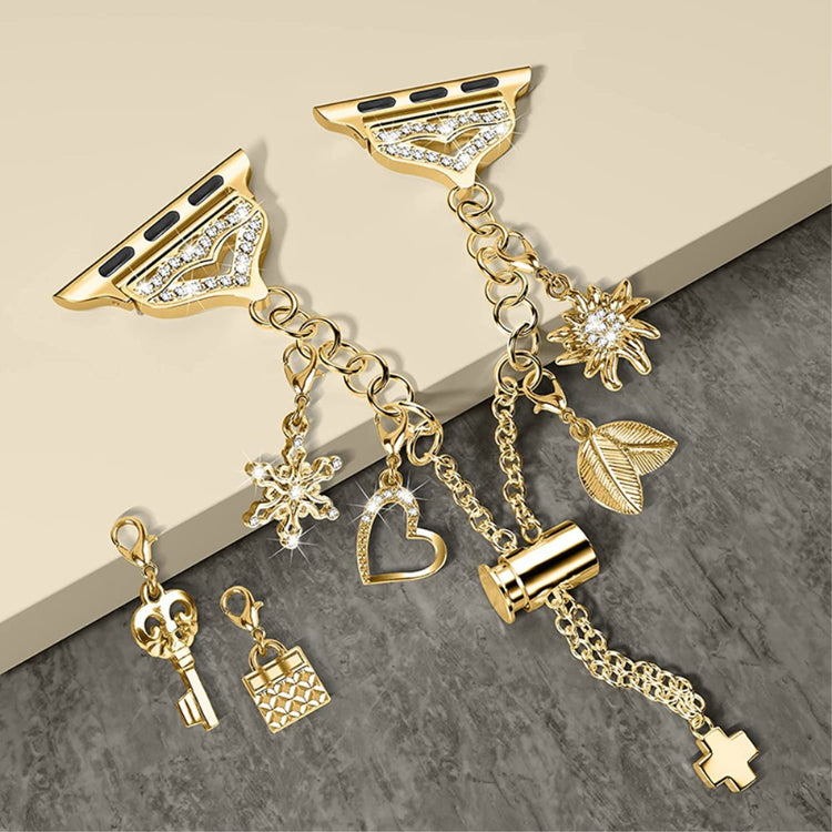 Meget skøn Universal Apple Metal Urrem - Guld#serie_2