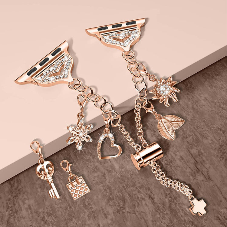 Meget skøn Universal Apple Metal Urrem - Pink#serie_3