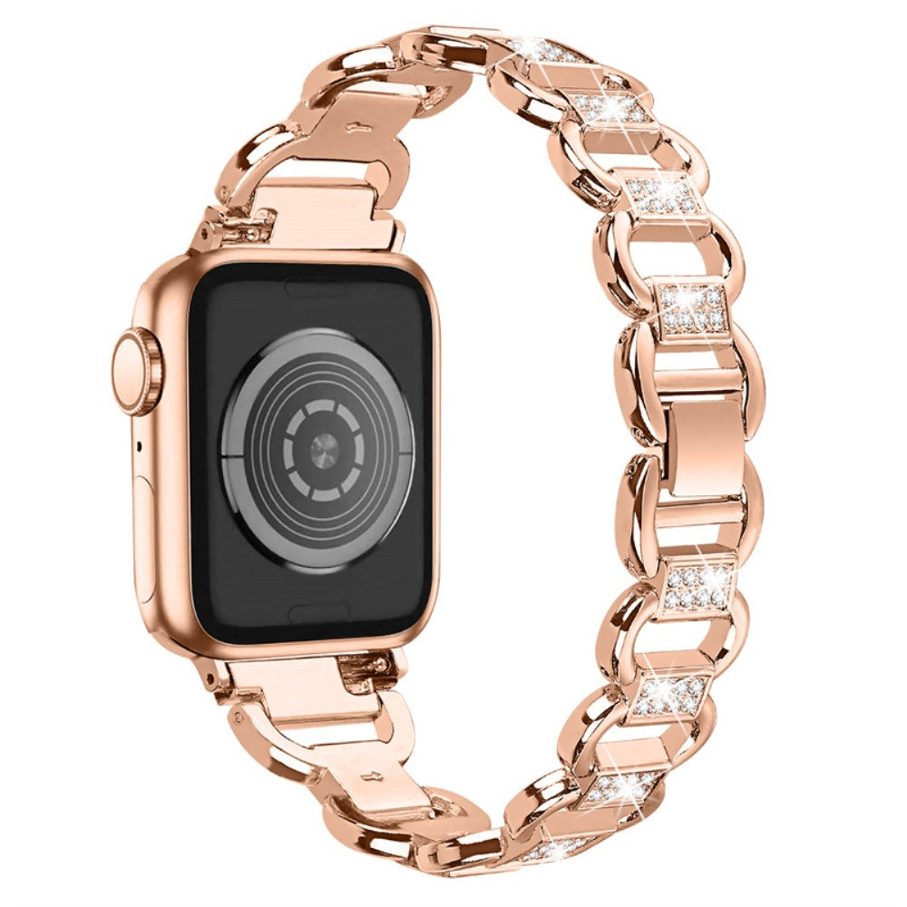 Vildt fint Universal Apple Metal og Rhinsten Rem - Pink#serie_3