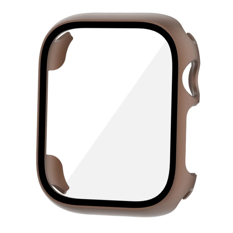 Vildt Fint Universal Apple Cover med Skærmbeskytter i Plastik og Hærdet Glas - Brun#serie_2