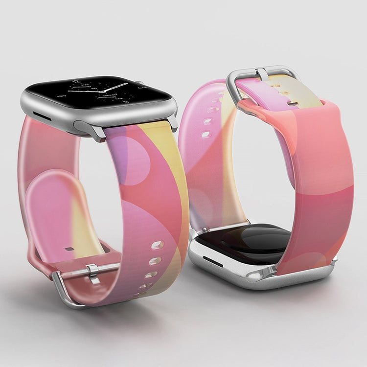 Super sejt Universal Apple Silikone Rem - Pink#serie_10