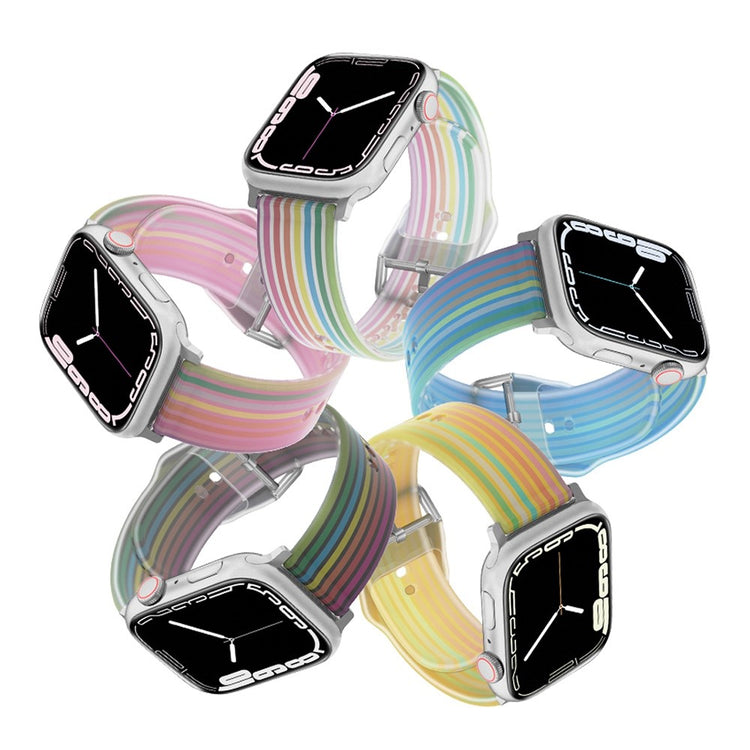 Super sejt Universal Apple Silikone Rem - Flerfarvet#serie_4