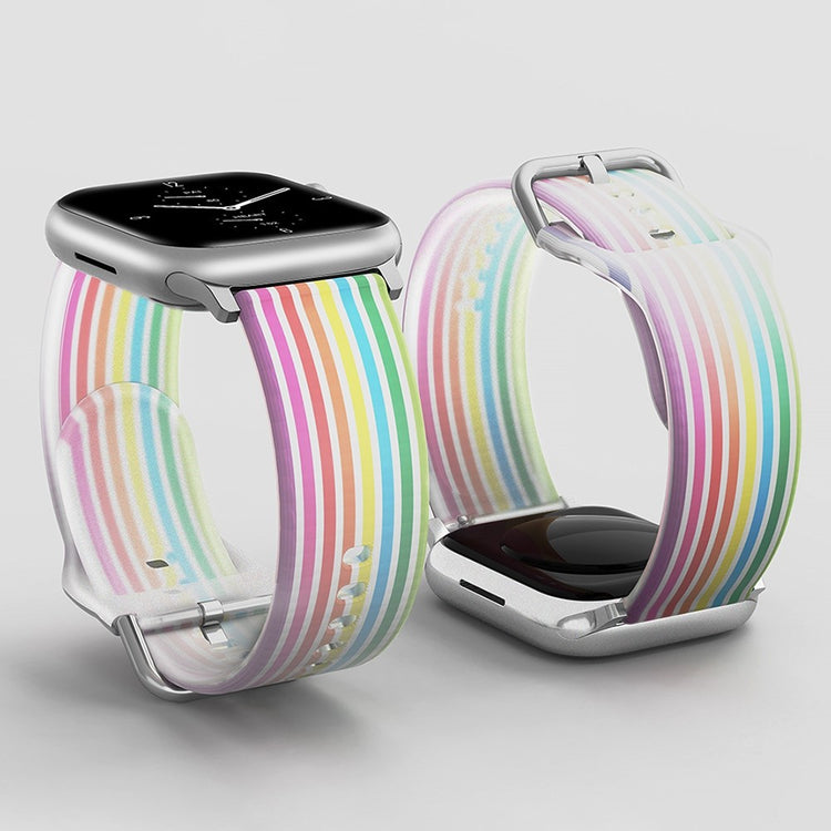 Super sejt Universal Apple Silikone Rem - Flerfarvet#serie_9