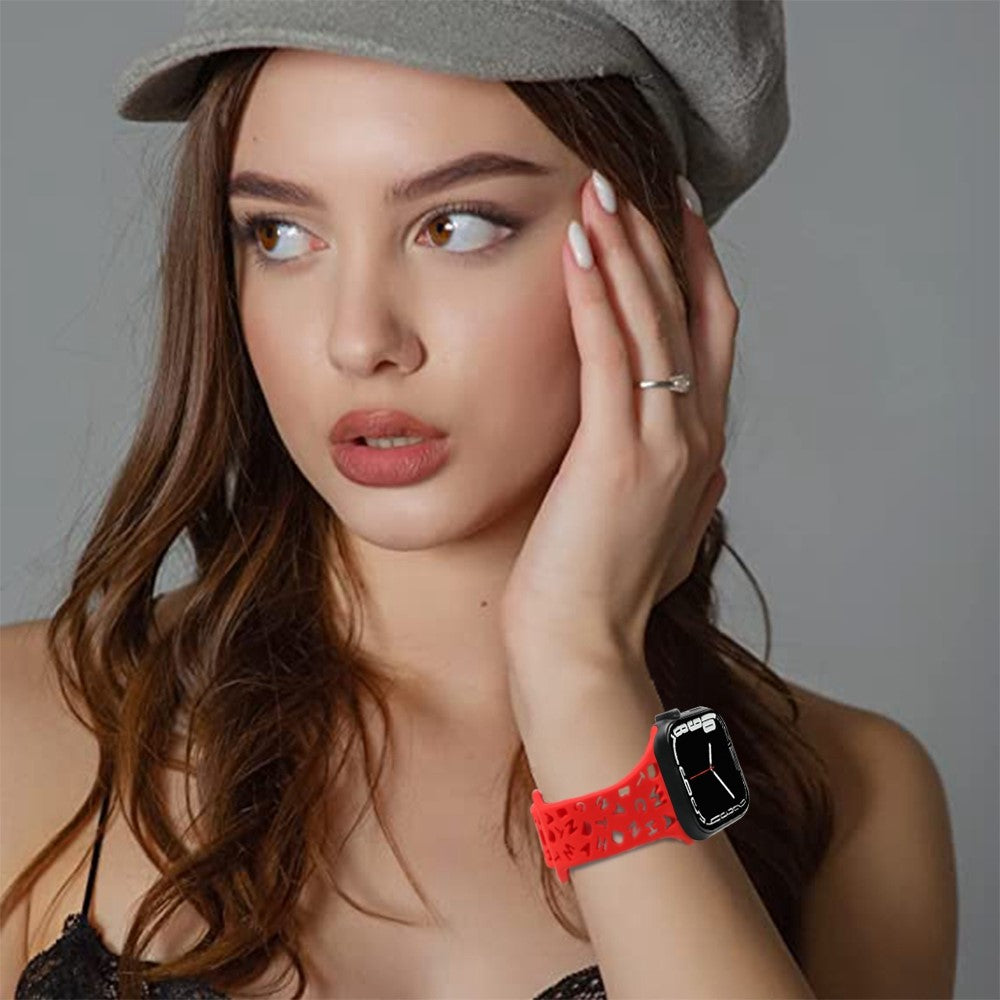 Super cool Universal Apple Silikone Rem - Rød#serie_4