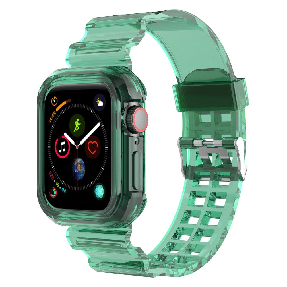 Rigtigt fint Universal Apple Silikone Rem - Grøn#serie_4