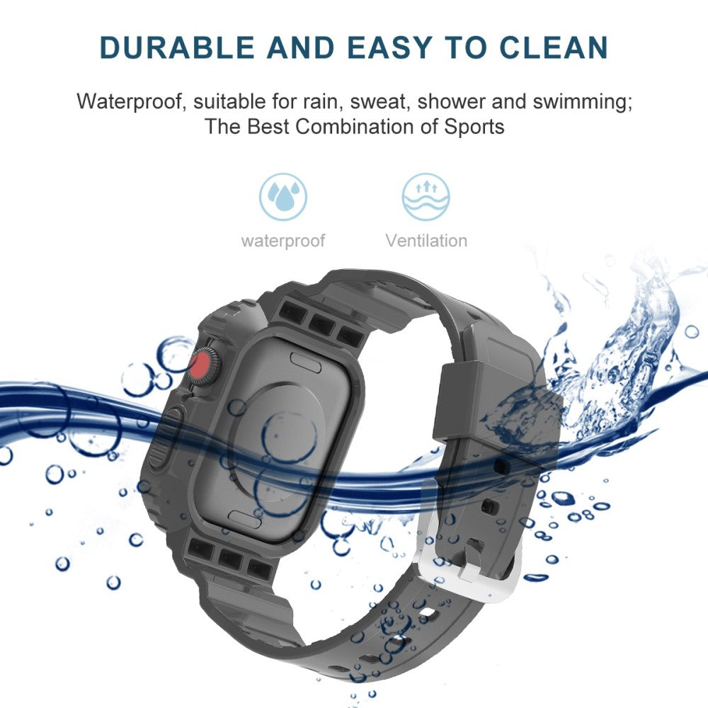 Mega pænt Universal Apple Silikone Rem - Sort#serie_1