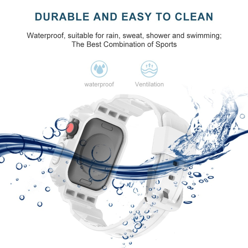 Mega pænt Universal Apple Silikone Rem - Hvid#serie_2