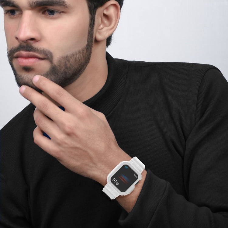 Mega pænt Universal Apple Silikone Rem - Hvid#serie_2