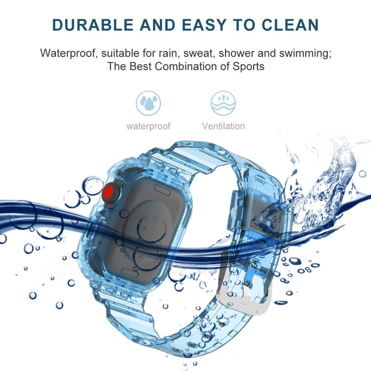 Mega pænt Universal Apple Silikone Rem - Blå#serie_6