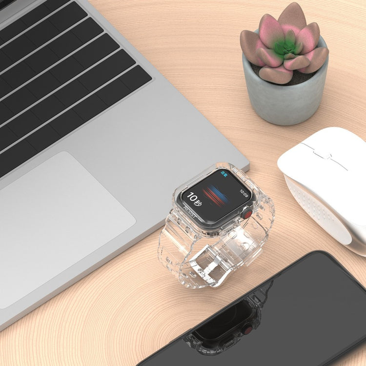 Mega pænt Universal Apple Silikone Rem - Gennemsigtig#serie_8