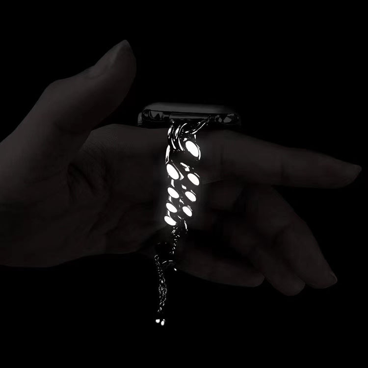 Super slidstærk Universal Apple Metal Rem - Sølv#serie_2