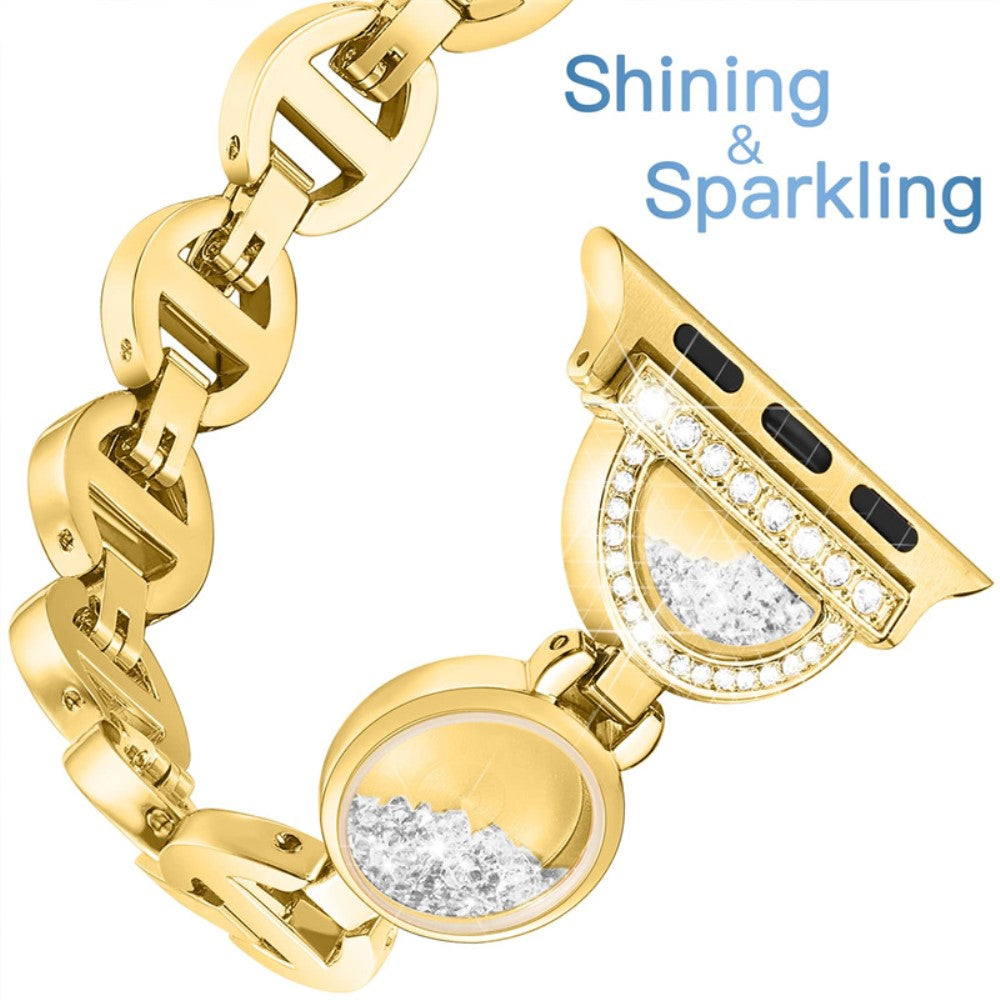 Rigtigt hårdfør Universal Apple Metal Rem - Guld#serie_2