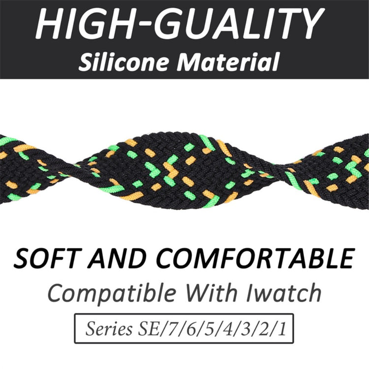 Super hårdfør Universal Apple Nylon Rem - Størrelse: S - Flerfarvet#serie_5