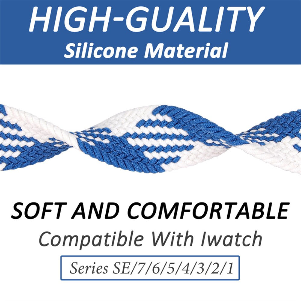 Super hårdfør Universal Apple Nylon Rem - Størrelse: S - Blå#serie_8