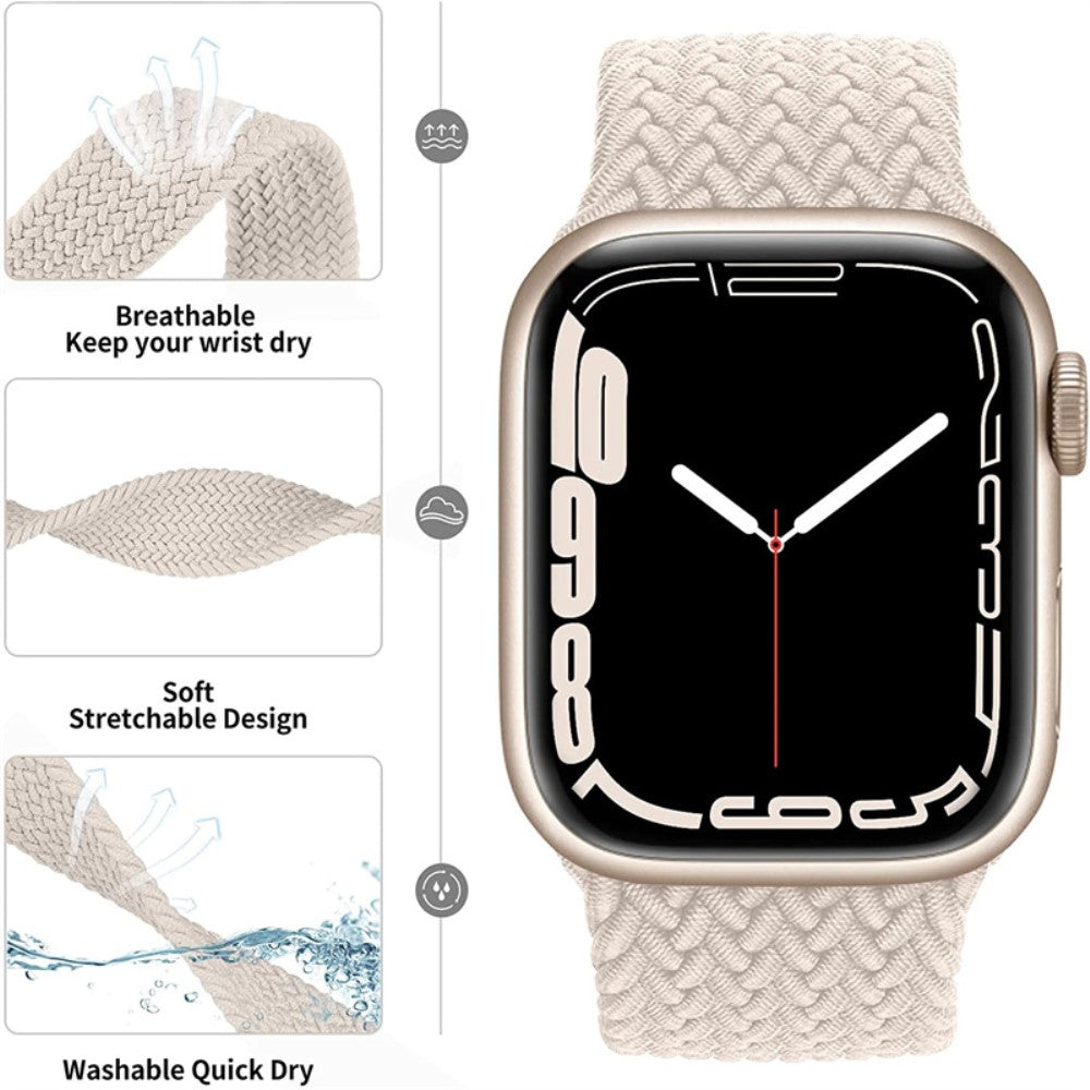 Super hårdfør Universal Apple Nylon Rem - Størrelse: S - Hvid#serie_9