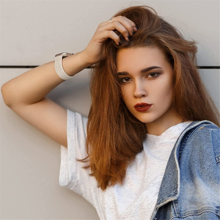 Super hårdfør Universal Apple Nylon Rem - Størrelse: S - Hvid#serie_9