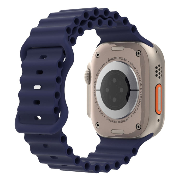 Meget fed Universal Apple Silikone Rem - Blå#serie_11