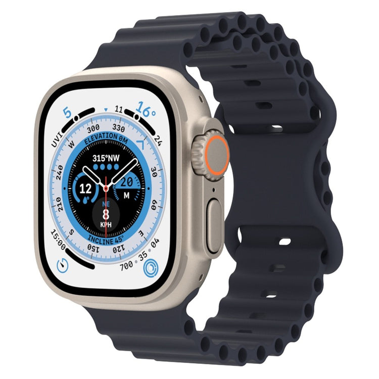 Meget fed Universal Apple Silikone Rem - Sort#serie_12