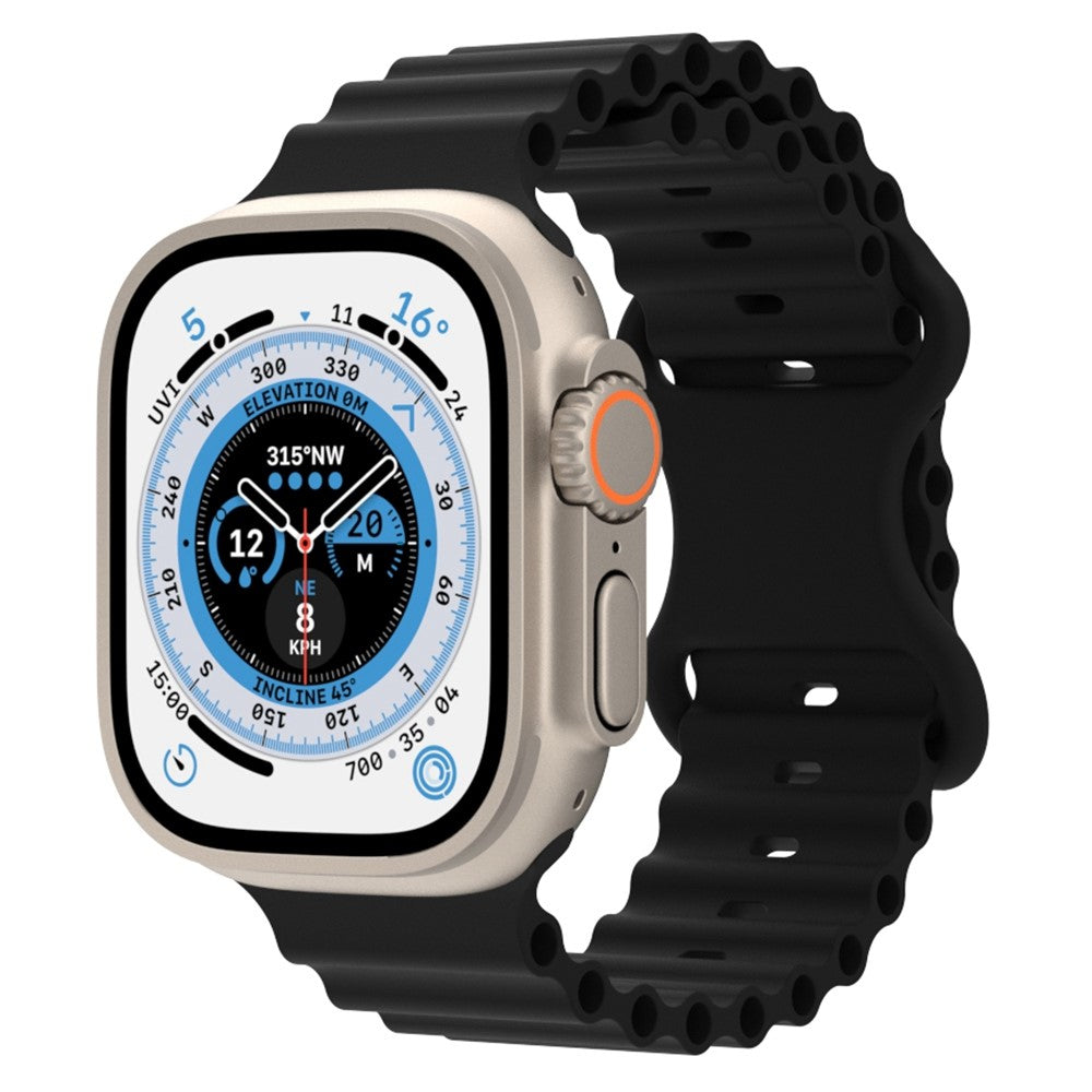 Meget fed Universal Apple Silikone Rem - Sort#serie_5