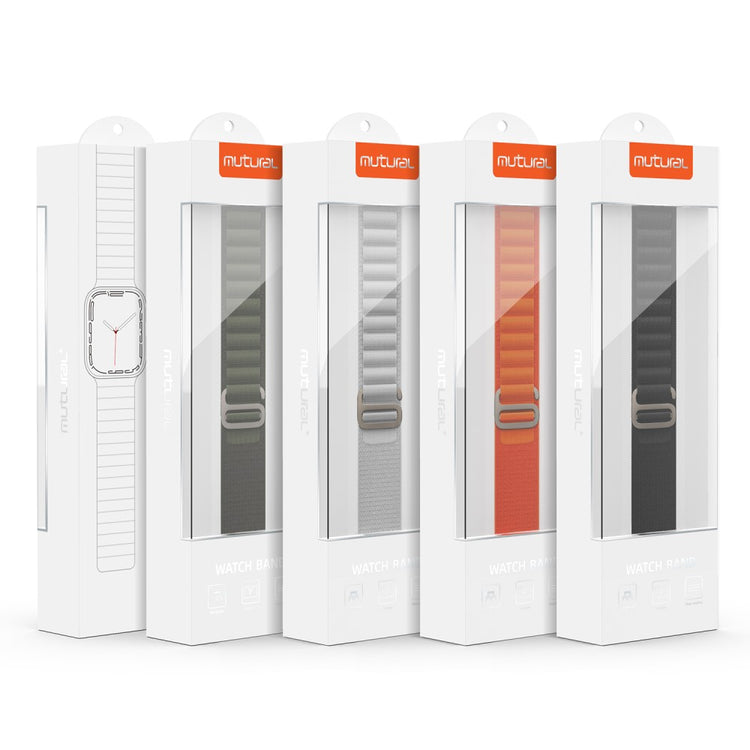 Meget skøn Universal Apple Nylon Rem - Sort#serie_4