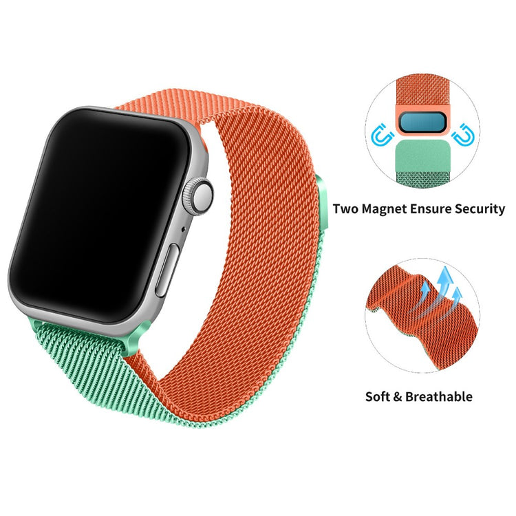 Helt vildt fantastisk Universal Apple Metal Rem - Orange#serie_1