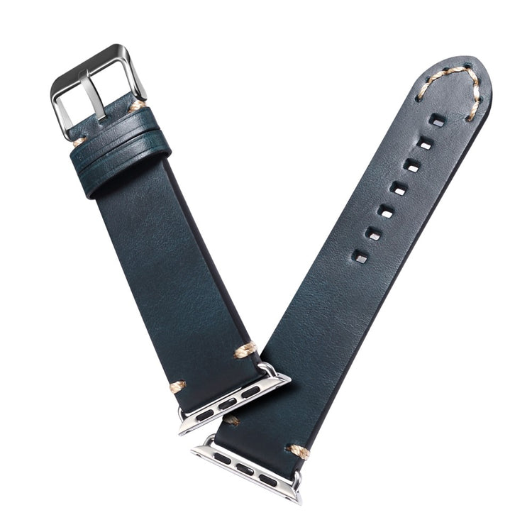 Supercool Universal Apple Ægte læder Rem - Blå#serie_3