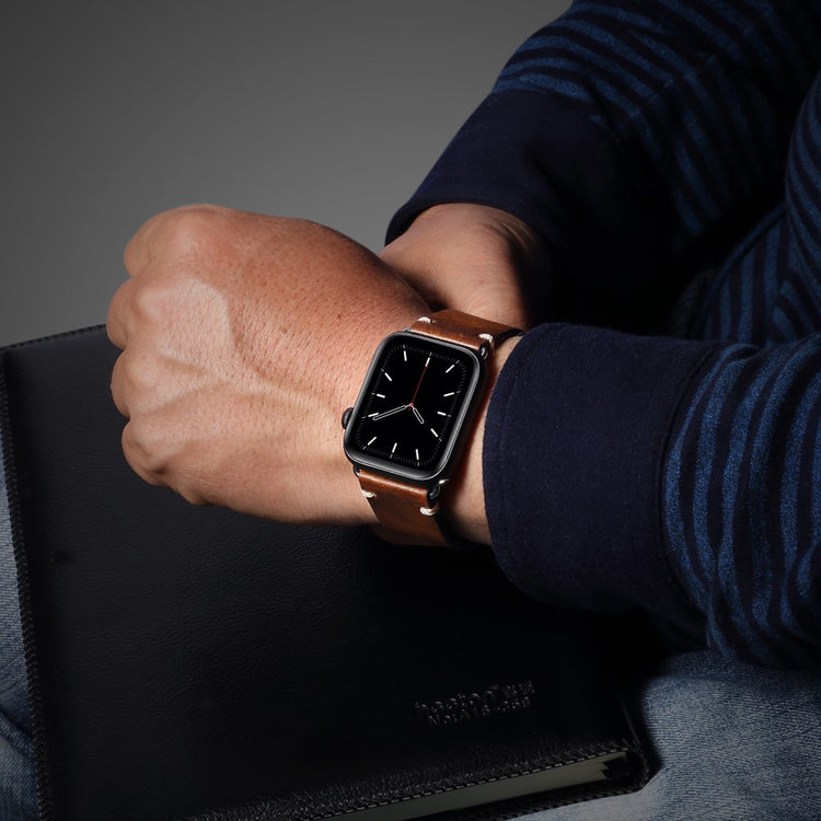 Supercool Universal Apple Ægte læder Rem - Brun#serie_4