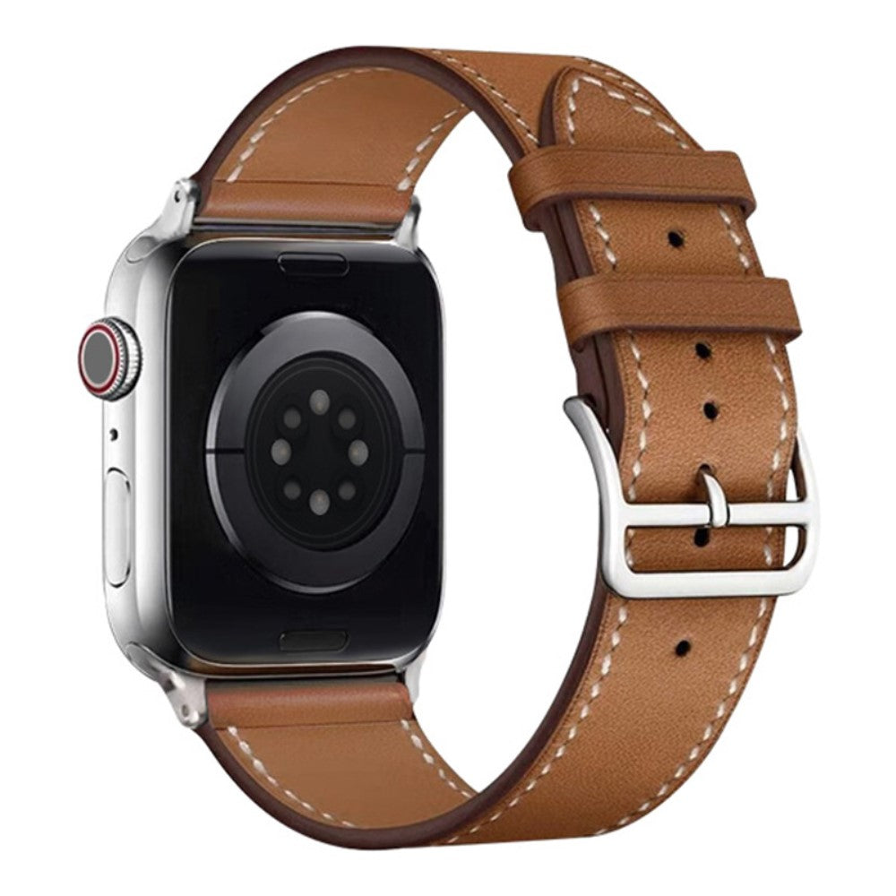 IMAK Apple Watch Series 8 (41mm) leather watch strap - Brown#serie_2