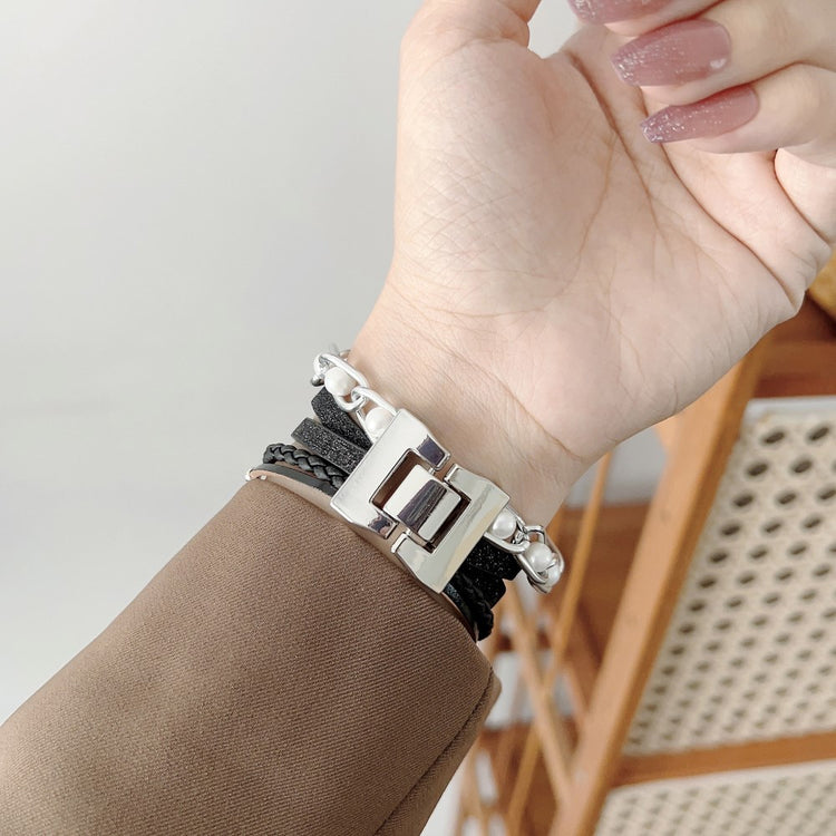 Vildt nydelig Universal Apple  Rem - Sølv#serie_3