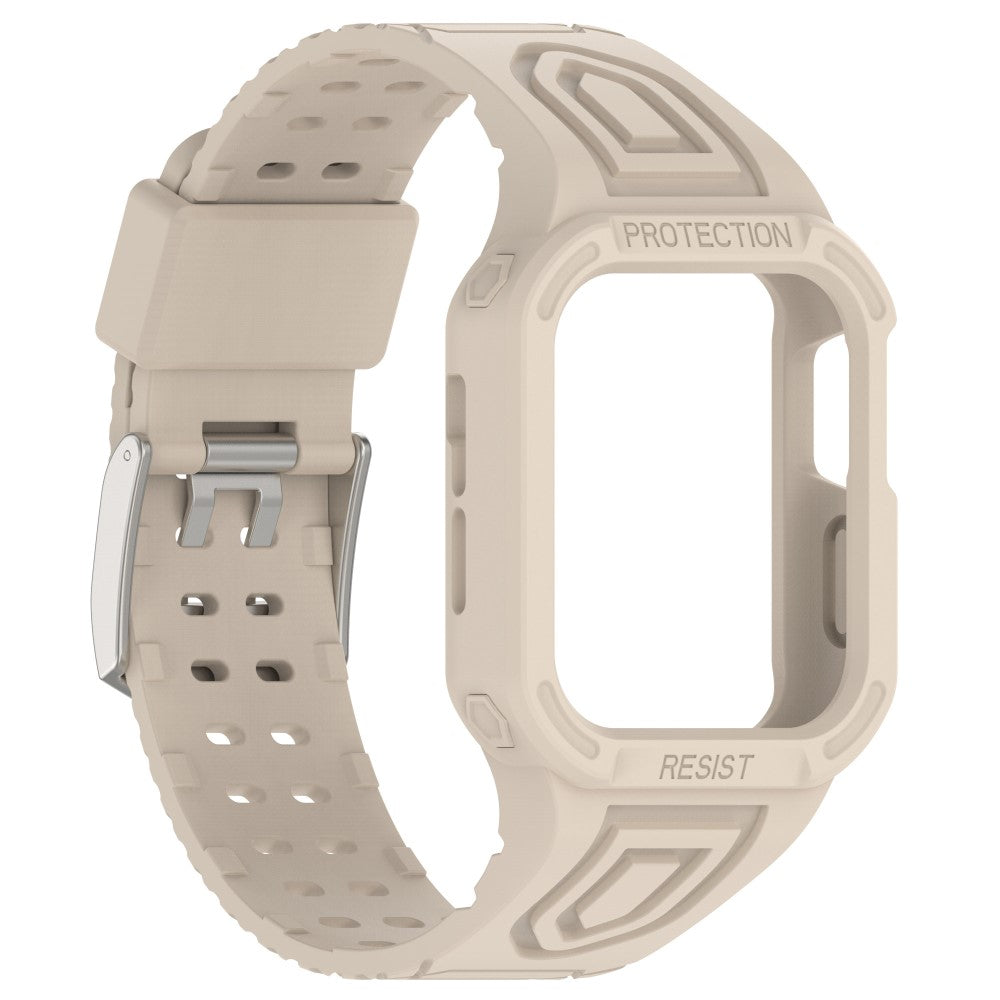 Meget Skøn Plastik Universal Rem passer til Apple Smartwatch - Hvid#serie_8