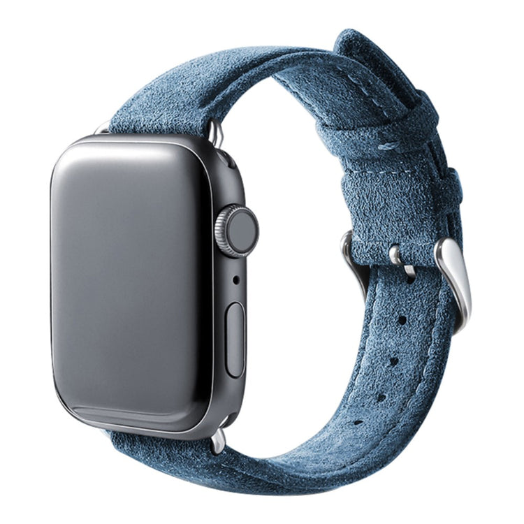 Super Elegant Kunstlæder Universal Rem passer til Apple Smartwatch - Blå#serie_2