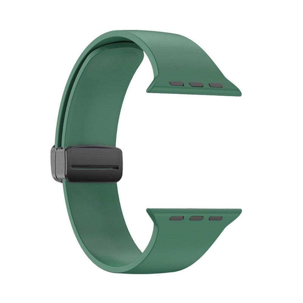 Meget Smuk Silikone Universal Rem passer til Apple Smartwatch - Grøn#serie_10